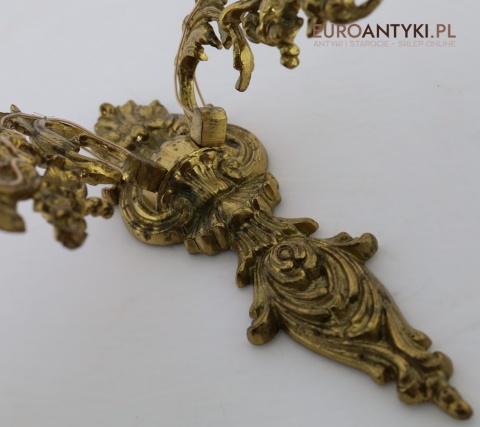 styl ludwik xv kinkiet rococo do wnętrz klasycznych