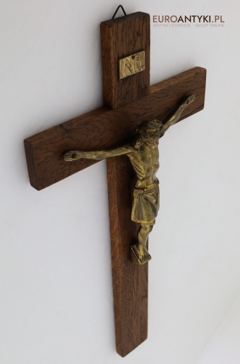 dekoracyjny krucyfiks retro do domu i kapliczki