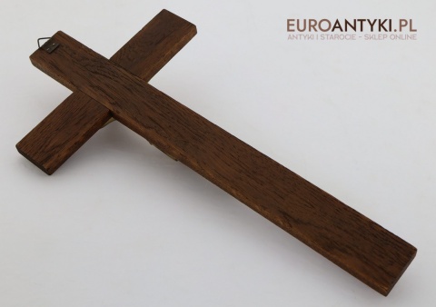 dębowy duży krzyż kościelny