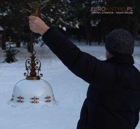 łańcuch i zawiesie lampa wisząca góralska