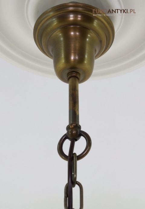 podsufitka mosiężna lampa sufitowa retro