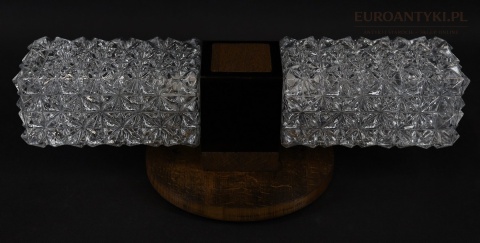 Art Deco kinkiet ścienny retro drewno bakelit