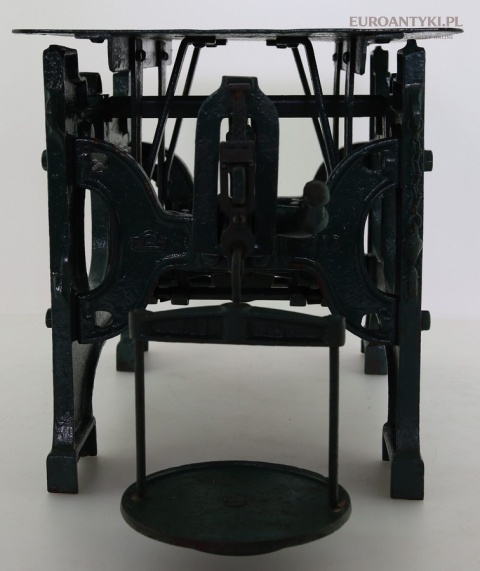 antyczna waga platformowa do 25 kg masywne żeliwo