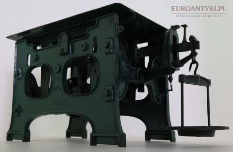 platforma ważenia 45x30 stara waga żeliwna