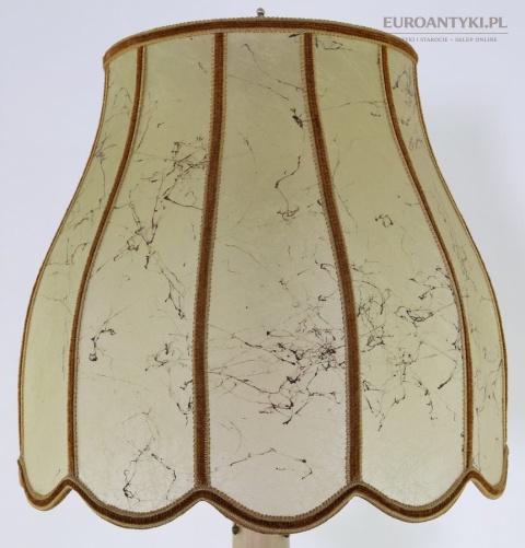 abażur skórzany vintage średnica 55 cm