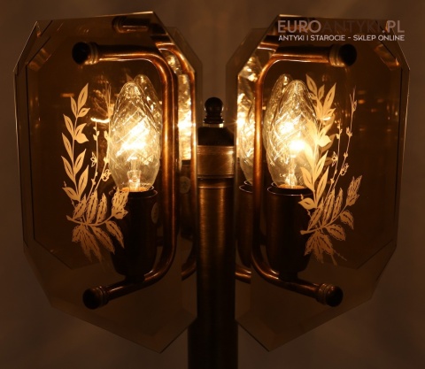 stylowa lampa gabinetowa z epoki 4xe14