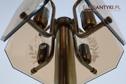 lampa stołowa retro cztery żarówki e14