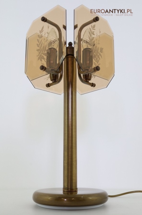 duża lampa gabinetowa vintage stabilna ciężka 3 5 kg