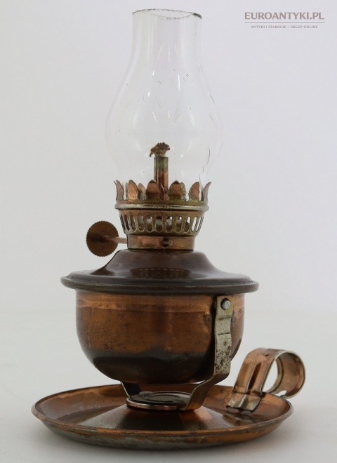 mini kinkiet retro lampka naftowa na ścianę