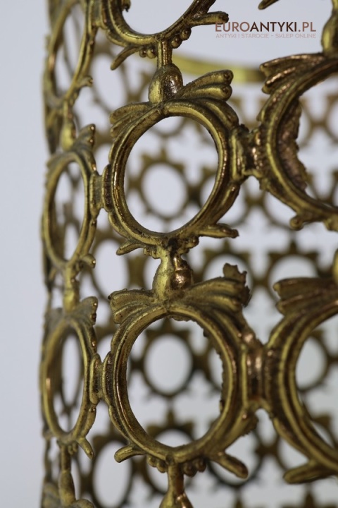 mosiężny stojak na parasole