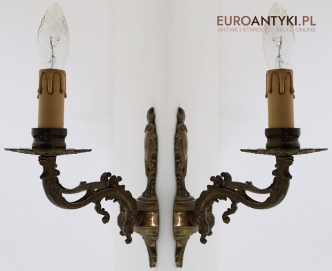 barokowe kinkiety z francji
