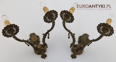 eleganckie kinkiety europejskie z mosiądzu