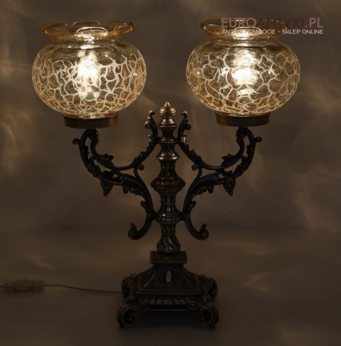 dekoracyjne oświetlenie vintage z francji