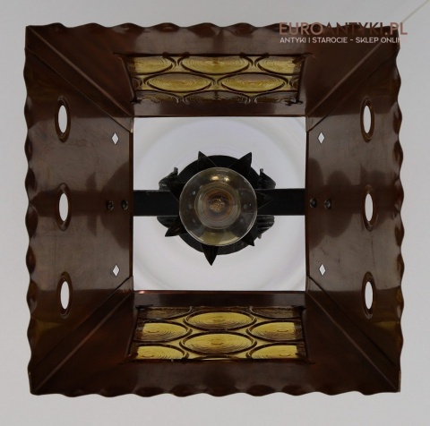 rustykalna lampa wisząca do knajpy bistro restauracji