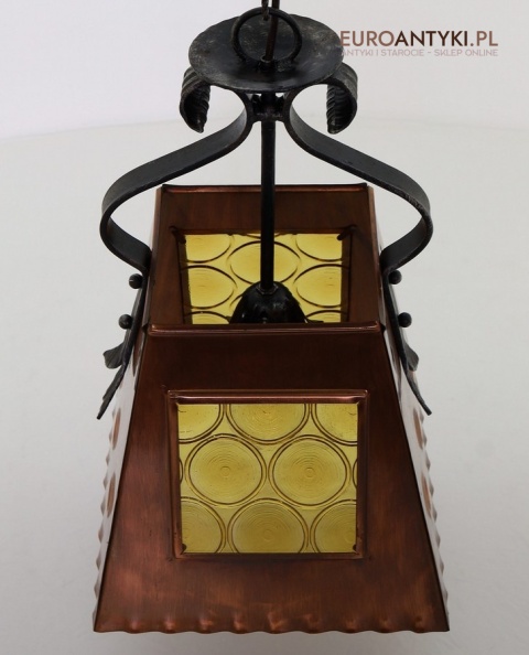 klimatyczna lampa retro do jadalni kuchni