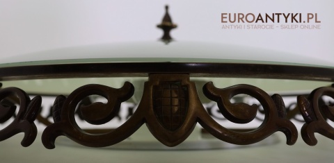 duży klasyczny i stylowy plafon retro z brązu