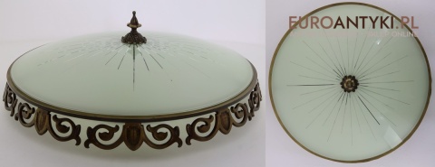 duży plafon z epoki francuski vintage retro