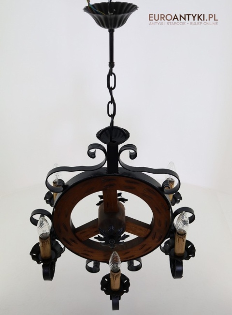 stylowe oświetlenie country z francji