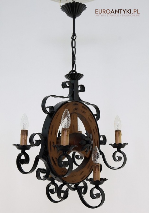 stylowe oświetlenie rustykalne