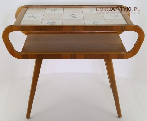 stolik vintage w stylu mid century modern