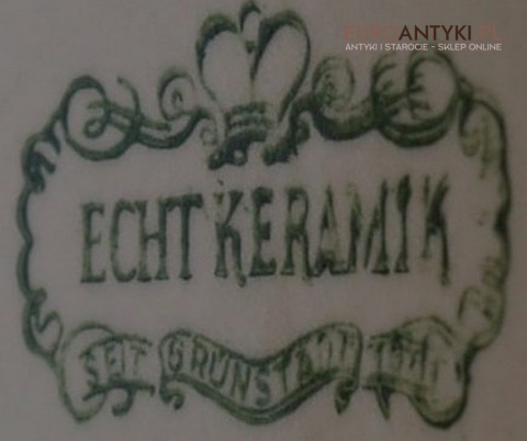 Oryginalny stolik vintage z ceramicznym blatem – dekoracyjny modernizm mid-century modern