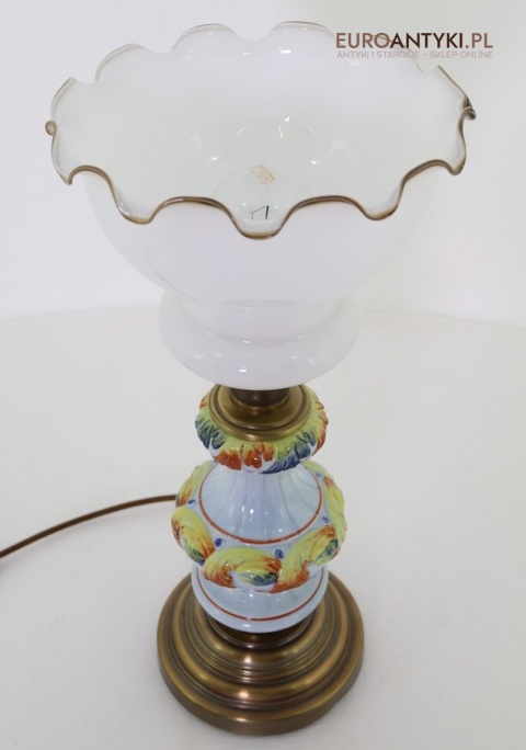 antyczne klimaty lampa stołowa retro vintage