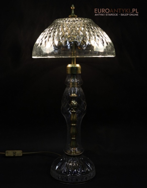 krystalowa lampa vintage glamour