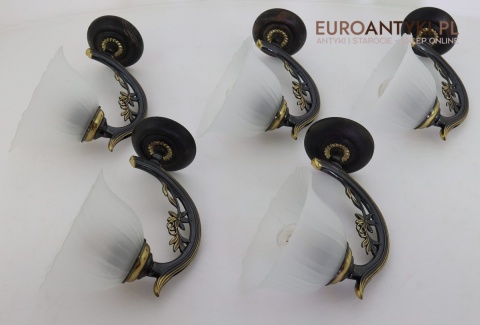 kinkiet z lat 70 vintage francuskie oświetlenie ścienne