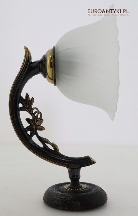 kinkiet mosiężny ciemny brąz złoto stylowe wnętrza