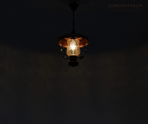 styl rustykalny lampa sufitowa vintage
