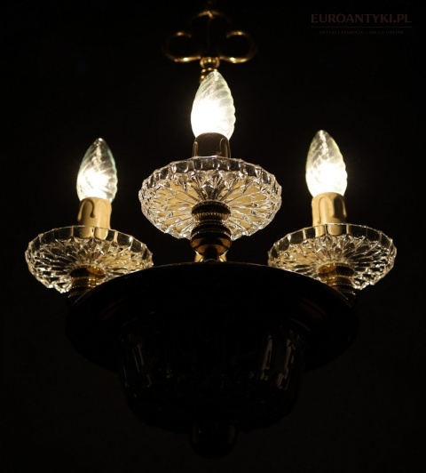 kryształowy klosz dolny bez uszkodzeń