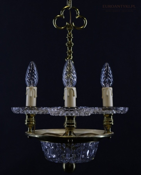 oświetlenie sufitowe retro vintage cztery ramiona