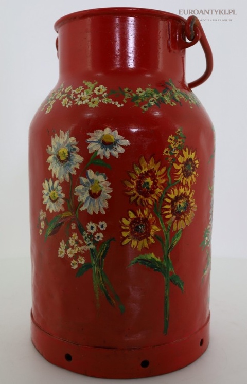 bańka na mleko wzory wiejskie