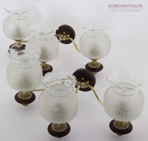 duże kinkiety 3 ramienne vintage