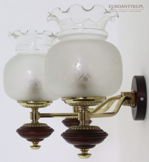 antyczne kinkiety gabinetowe