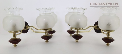 gabinetowe kinkiety 3 ramienne retro