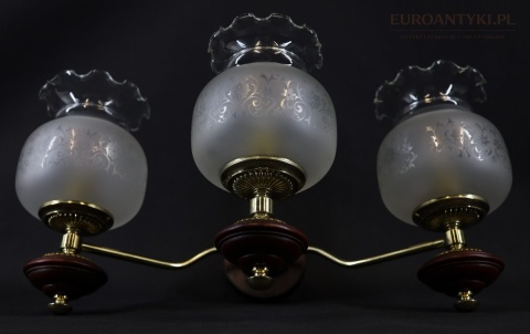 para kinkietów do salonu retro vintage