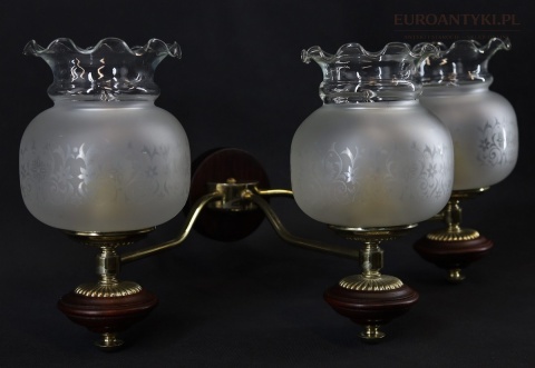 stylowe kinkiety do gabinetu  z francji