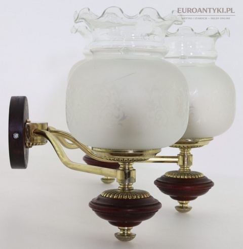 duże kinkiety do gabinetu retro