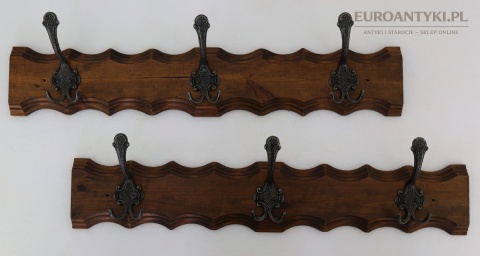 rustykalny stylowy wieszak drewniany