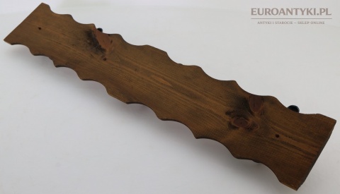 wiesza z litego drewna