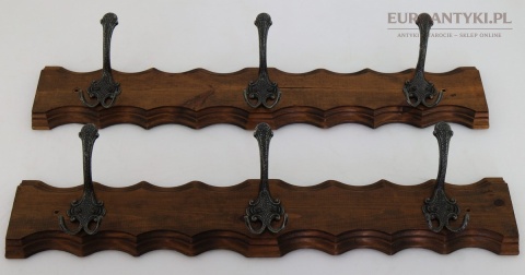 wieszak vintage na kurtki i płaszcze