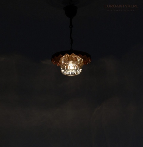 stylowa lampa sufitowa retro do ganku