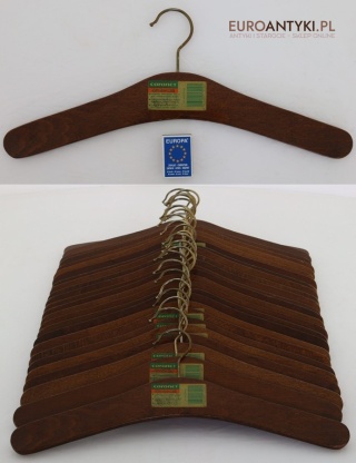 Starodawne wieszaki retro do garderoby – kolekcjonerskie wieszaki vintage CORONET