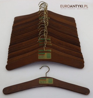 Starodawne wieszaki retro do garderoby – kolekcjonerskie wieszaki vintage CORONET