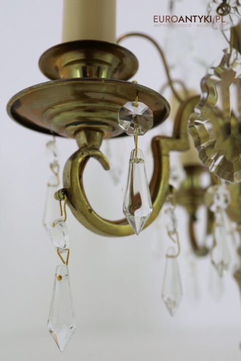 antyki lampy z mosiądzu