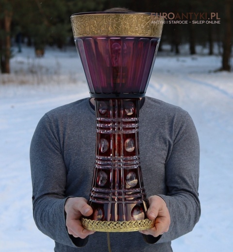 rzymska lampa kryształowa