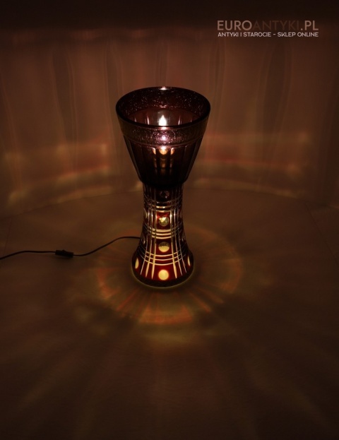 xl stylowa lampa vintage z kryształu