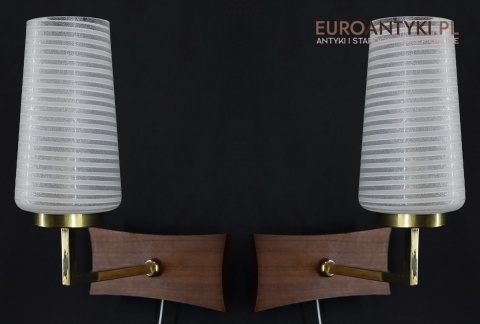 kinkiety vintage skandynawskie z epoki