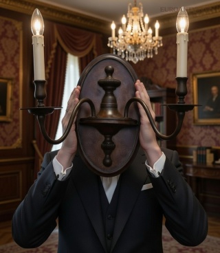 XXL! DUŻE! Antyczne kinkiety pałacowe – masywny brąz, Austria ok. 1920–1930